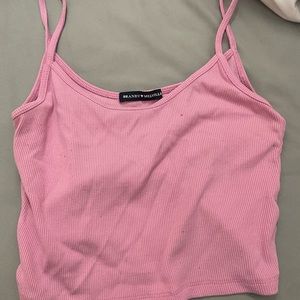 pink brandy melville tank top